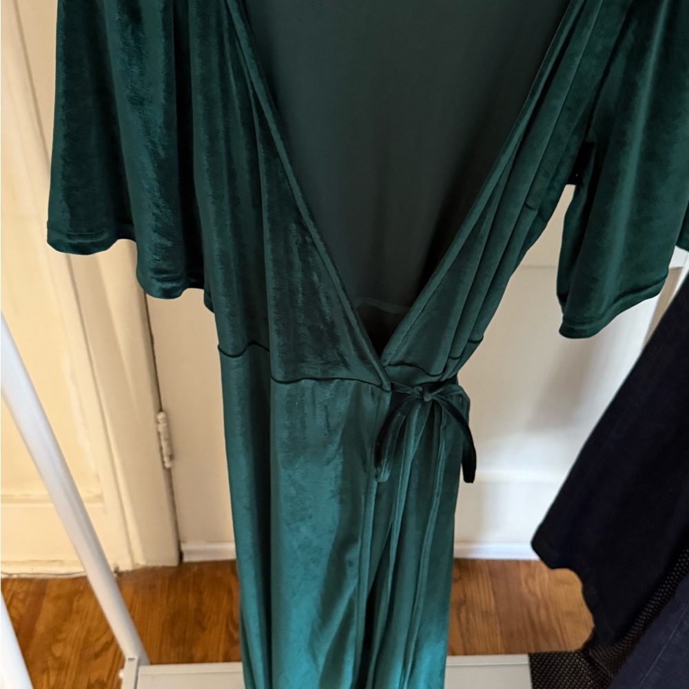 Elegant Velvet Women's wrap dress